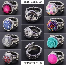 Budawi® 10x Chunk Chunks Button Click Druckknopf Ring dehnbar Posten Konvolut