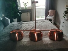 3er Kugel Hängelampe Kupfer