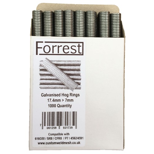 Hog ringe verzinkt - ringe,