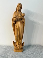 Madonna mit Kind Holzfigur