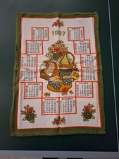 Geschirrtuch DDR Kalender 1987