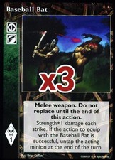 Menge 3 Karten: Baseballschläger [HttB Set] - VTES Karte