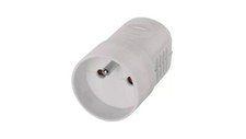 Tragbare Steckdose, weiß /