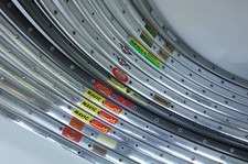 NOS 1980's MAVIC Record Pista GEL Ambrosio Montreal Wolber Profil Tubular Rims