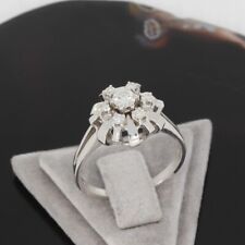 Wert 1660 € Brillant Ring ca. 0,40 carat 585 14 Karat Weiß Gold
