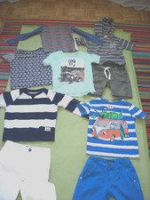 9Tlg. Kinder Bekleidungspaket Junge Shorts+ T-Shirts  BW Gr. 104