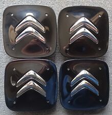 4 Nabenabdeckungen/Radkappen vom Citroen C4 Cactus für Alufelge UNIK schwarz