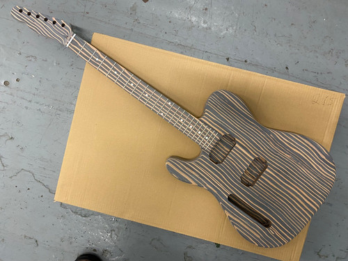 Gitarrenbausatz links zebra - gitarrenbausatz,