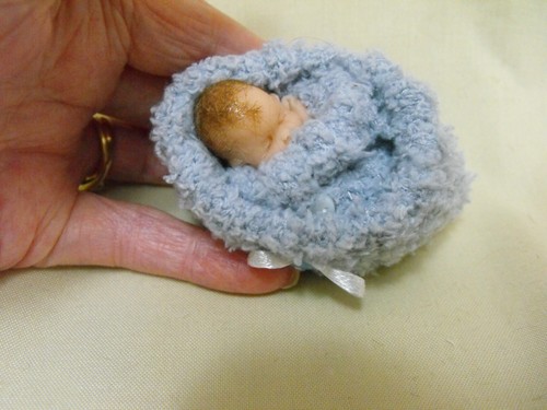 Ooak puppenhaus miniatur - ooak, baby