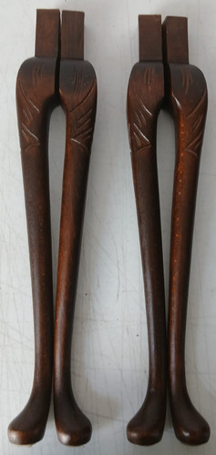 Vintage holz tischbeine - vintage, 4
