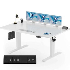 Höhenverstellbarer Computertisch Stehpult Schreibtisch Alarm Memory 160x80cm