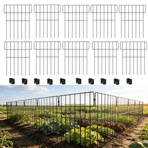 10tlg teichzaun set zaunset - set,