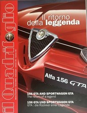 ALFA Romeo Magazin Quadrifoglio 9/ 2001 u.a. Alfa 156 GTA,  Giulia Sprint GTA