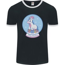 Weihnachts einhorn schneekugel - weihnachts,