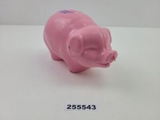 Sparschwein "Wertkauf hilft sparen" Kunststoff Rosa Vintage Retro Deko #255543