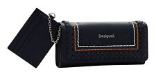 Desigual Trama Mariona Long Wallet Geldbörse Kartenhalter Black schwarz Neu
