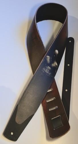 Echtleder gitarrengurt dick - echtleder,