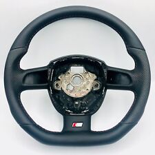 Tuning S-LINE abgeflacht Lenkrad Lederlenkrad Schwarz AUDI A4 A3 A5 A6 8E0 8K0