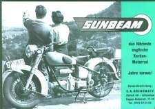 Sunbeam Twin S7 S8 1946-57 Motorrad Prospekt Verkaufsprospekt sales brochure RP