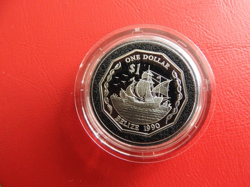 Belize dollar 1990 silber - *,