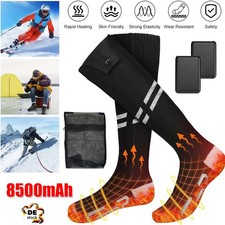 8500mAh/5V Beheizbare Socken Akku Beheizte Socken Fußwärmer Unisex Heizsocken