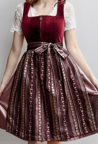 Damen dirndl samt - dirndl,