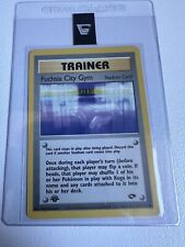 Fuchsia City Gym 1. Edition Gym Challenge 114/132 WOTC Vintage Pokemon 