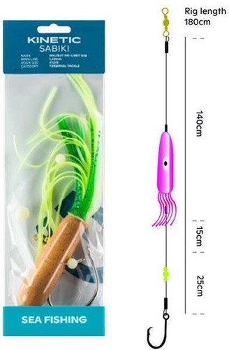 Kinetic sabiki halibut - sabiki,