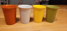 4x Tupperware Trinkbecher 60er