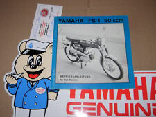 YAMAHA FS1 50  BETRIEBSANLEITUNG  RIDERS OWNERS MANUAL