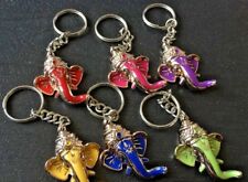 Ganesha Schlüsselanhänger Halter metallfarben Taschenanhänger Hindu Gott Ganesh Ganpati
