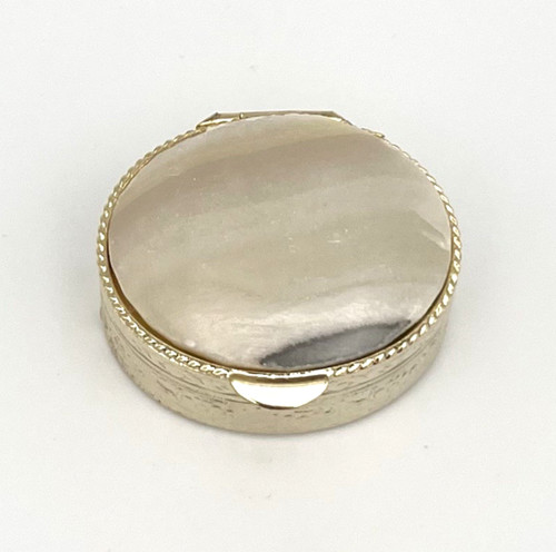 Vintage pillendose onyx - vintage,