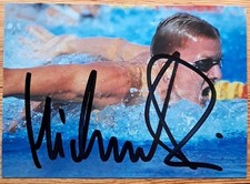 Michael Gross Orig Autogramm signiert Schwimmen Legende Olympia  - AK