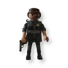 Playmobil Figur Mann SEK Polizei Spezialeinheit Schutz Einsatz Helm