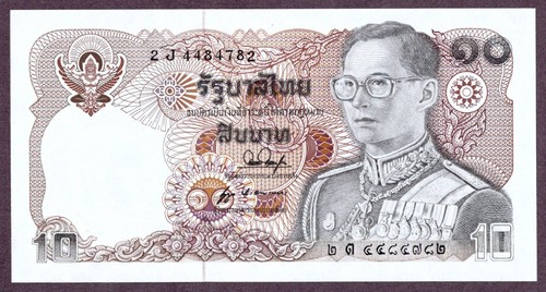 Thailand baht banknote - thailand, 1980
