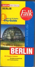 FALK PLAN: BERLIN MIT 32 SEITEN CITY GUIDE- UND CITYPLAN POTSDAM- SEHR GUT ERHAL