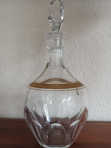 Edle karaffe mit goldrand - edle,