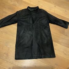 Kapraun Ledermantel Calf-Nubuk Leder in schwarz Größe siehe Maße, wie NEU