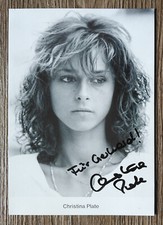 12158 Christina Plate Autogrammkarte original signiert