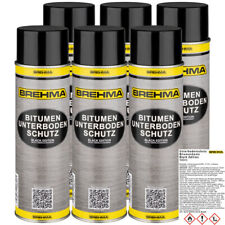 6x Unterbodenschutz Steinschlagschutz Bitumen Spray schwarz 500ml