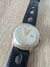 Junghans 93S1 Handaufzug mit Datum vintage Armbanduhr. Max Bill Style