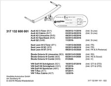 Westfalia AHK abnehmbar mit 13