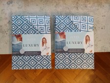 Jette Joop Luxury Wende-Bettwäsche 4-teilig blau/weiß - 135x200 Kopfkissen 80x80