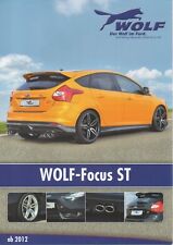 Wolf Ford Focus ST tuning car _2012 Prospekt / Brochure 