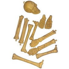 11 teilig Streudeko Skelett