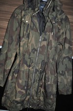 ONLY Leichte Mantel Jacke Parka übergangsjacke  Camouflage Tarn  Gr S