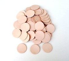 50 Lederstanzteile rund