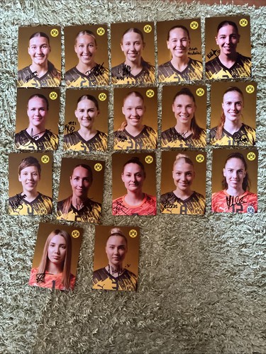 Autogrammkarten borussia - 17,