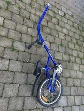 Flyke Fahrradanhänger Kinder Trailerbike Fahrrad Tandemanhänger 18 Zoll