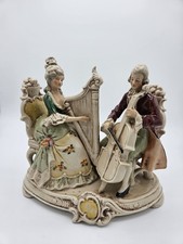 Porzellan Figur Musik Paar GDR